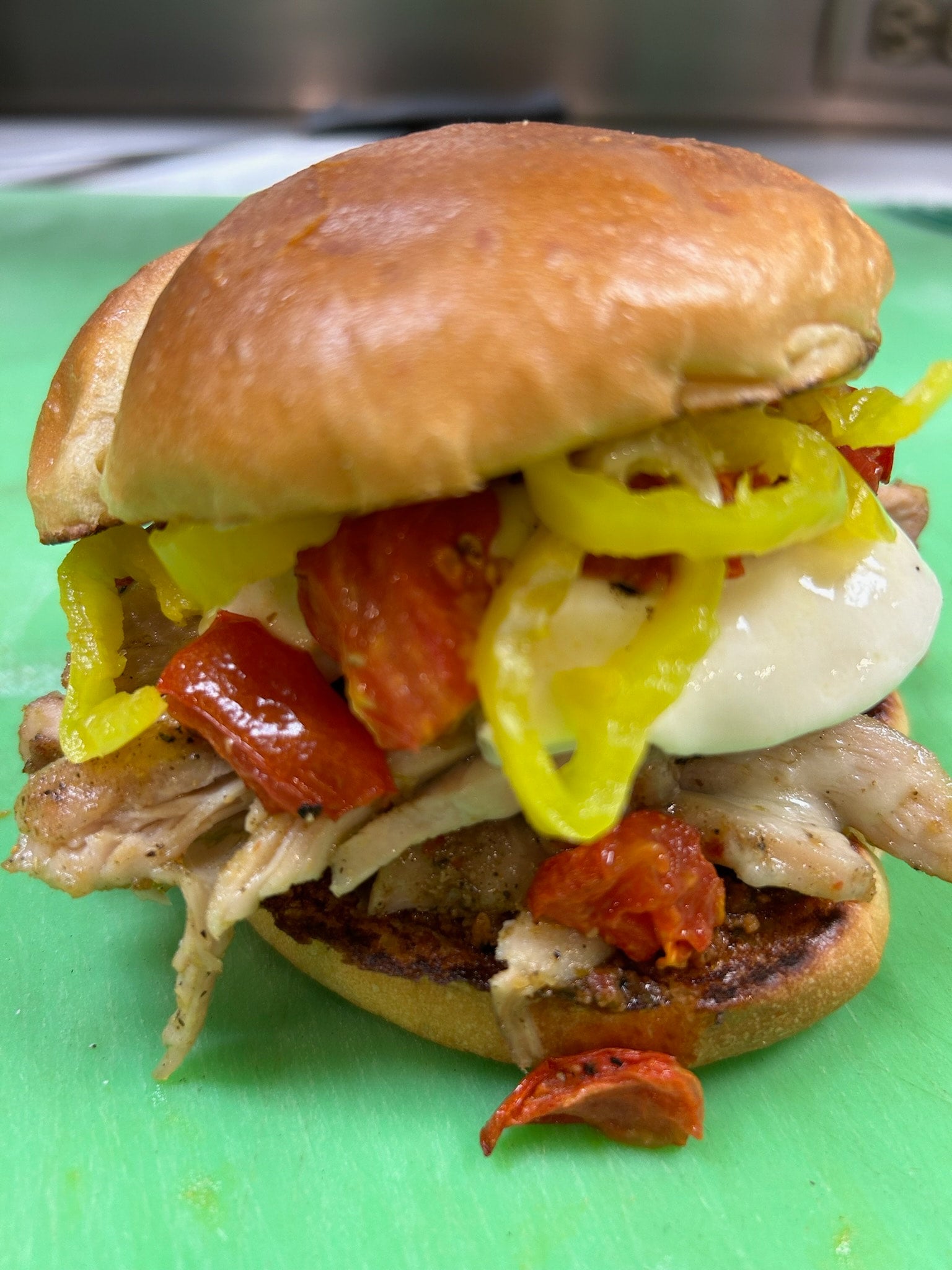 Chicken Sandwich NEW! + chips TURF Catering + Kitchen